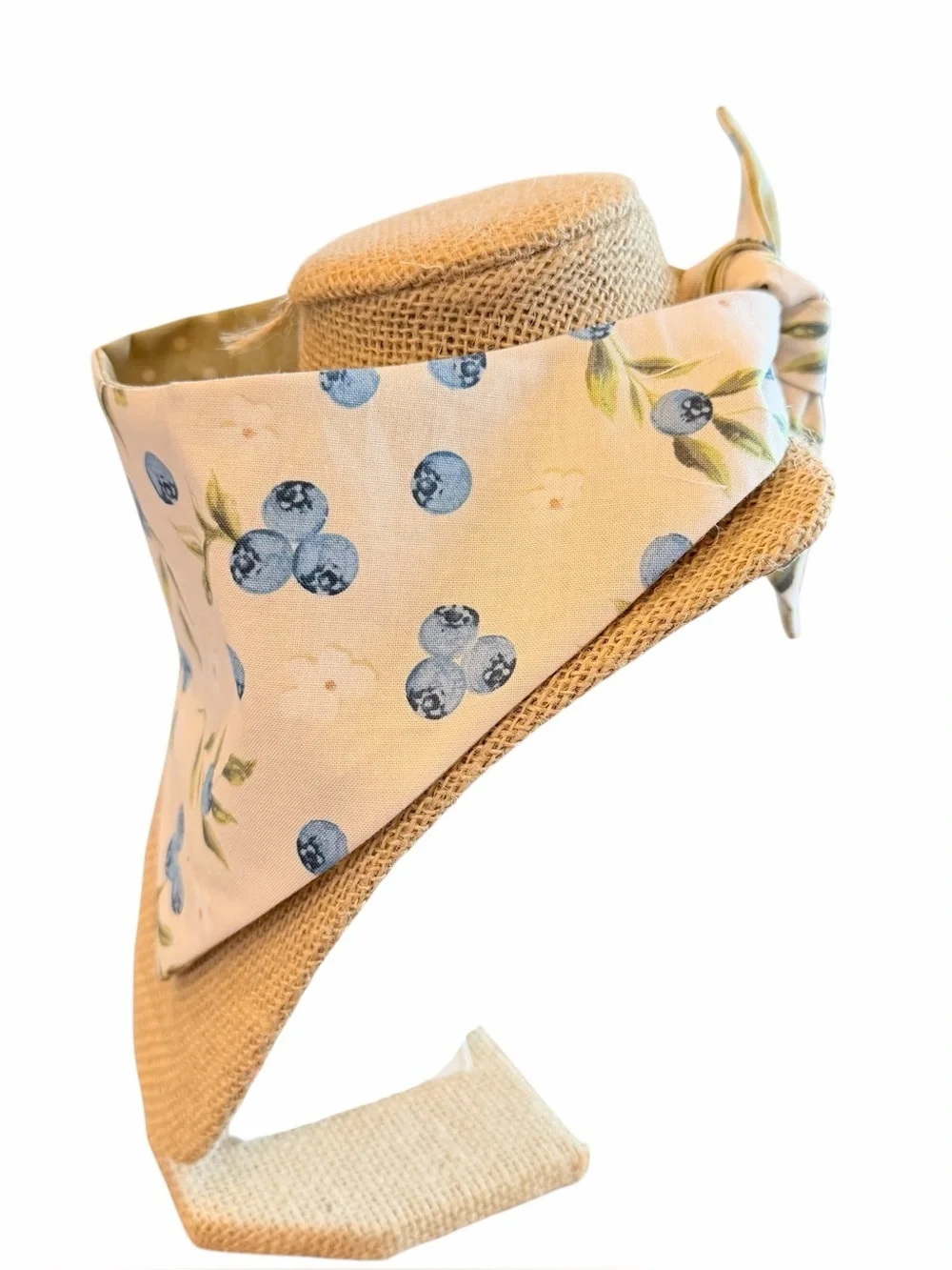 Handmade Reversible Tie-On Dog Bandana